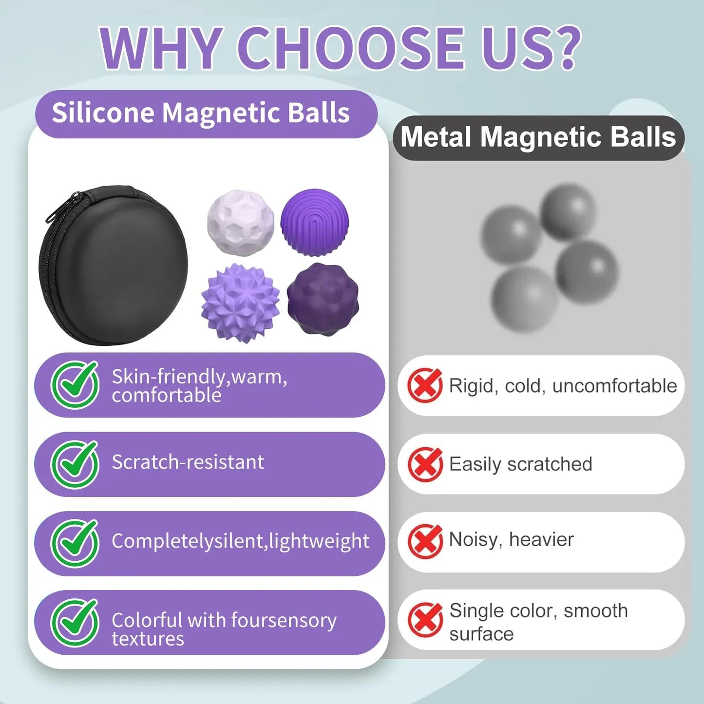 Magnetic Sensory Balls – Fidget Toy for Stress Relief & Focus