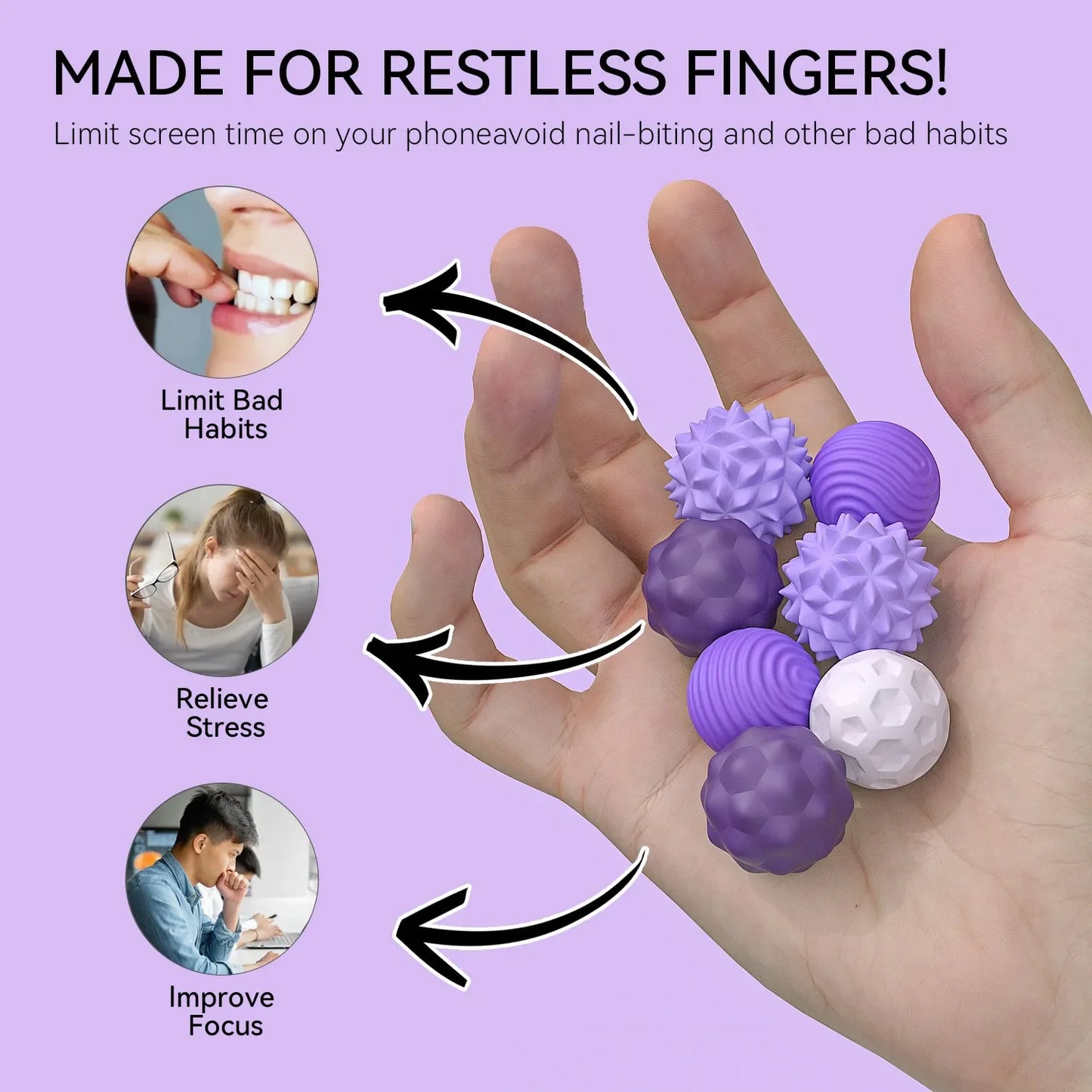 Magnetic Sensory Balls – Fidget Toy for Stress Relief & Focus