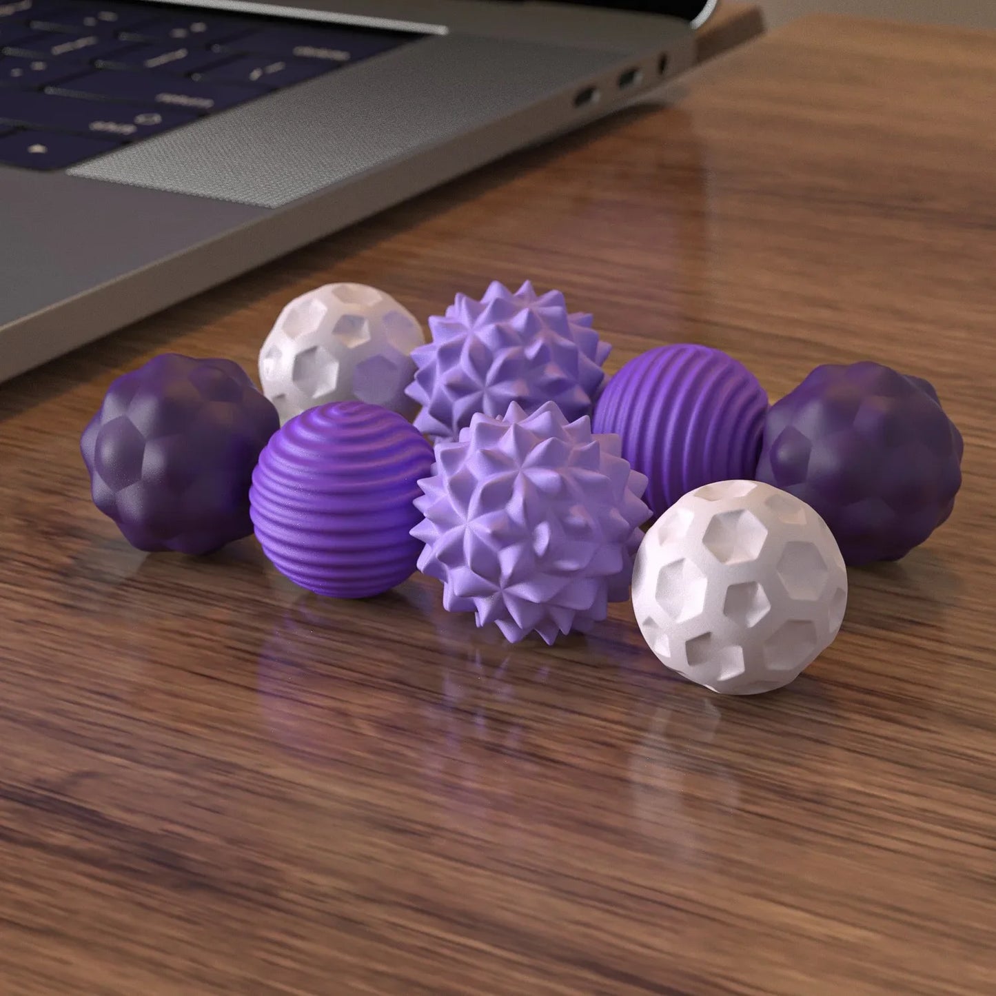 Calming Sensory Ball for Desk - 8 Pack